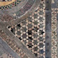 Figure 3c: detail from the background figures of the Cosmati pavement, Westminster Abbey