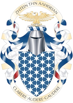 Figure: the Arms and Crest of Alan Geal
