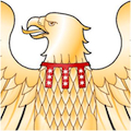 Figure 6: a crest with a label.