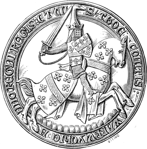 Figure: SSeal of Sir Thomas de Beauchamp, 1344.